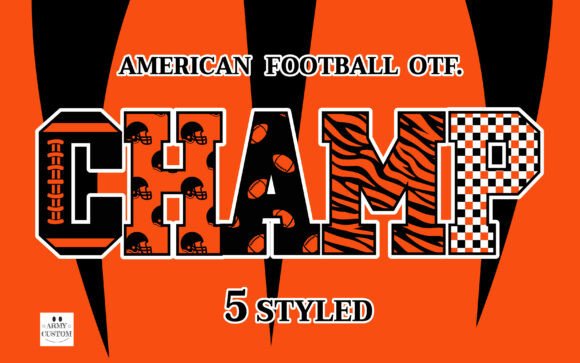 A Typeface with Gridiron Grit: Unpacking the American Football 7 Tiger