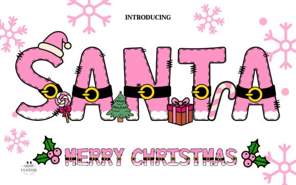 Adding Whimsy to Your Holiday Projects with Santa Pink