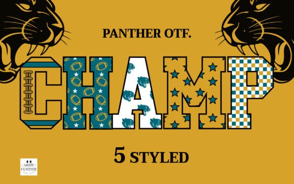 American Football Panther: Capture the Spirit of the Game in Your Designs