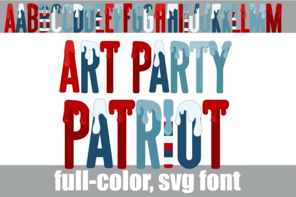 Art Party Patriot: A Bold Typeface for American Brands