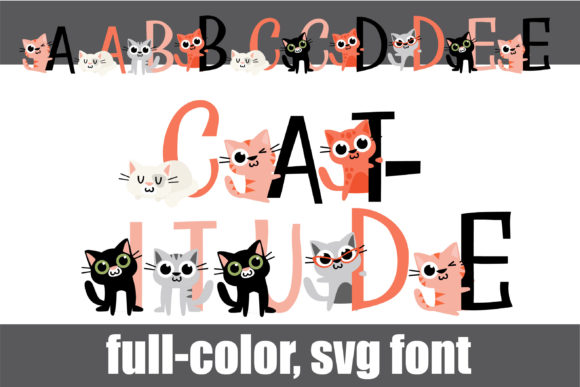 Catitude: A Playful Font That Brings Feline Charm to Your Designs
