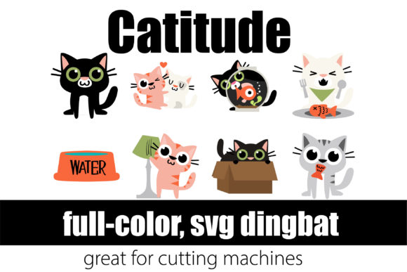 Catitude DB: A Playful Color Font for Modern Branding
