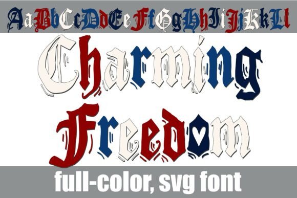 Charming Freedom: Adding Vintage Character with Full-Color Fonts