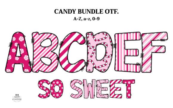 Christmas Candy Pink: A Sweet Twist on Holiday Typography