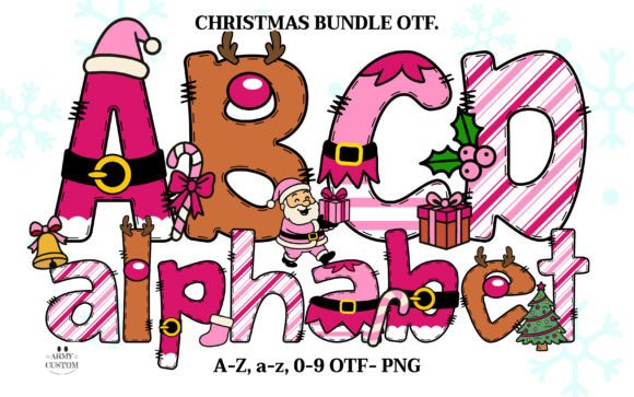 Christmas Pink Bundle: A Playful Touch for Holiday Projects