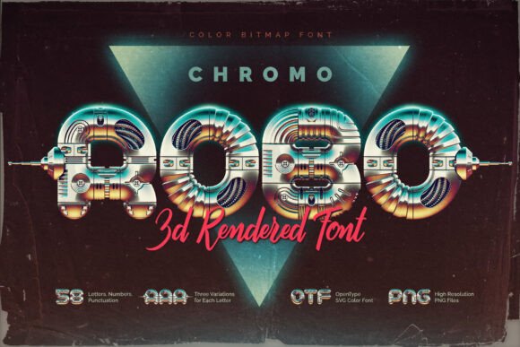 Chromo Robo: The Retro-Futuristic Font Your Designs Need