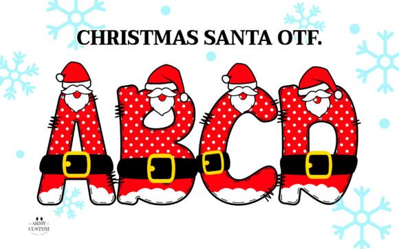 Deck Your Designs with Christmas Santa Army: A Festive Font Guide