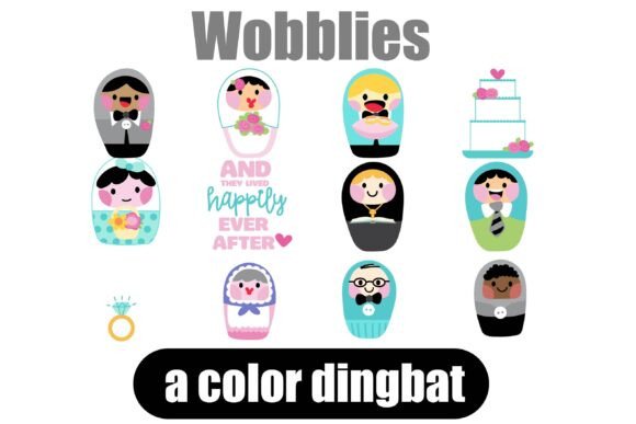 Discover the Playful Charm of the Wobblies Wedding Font