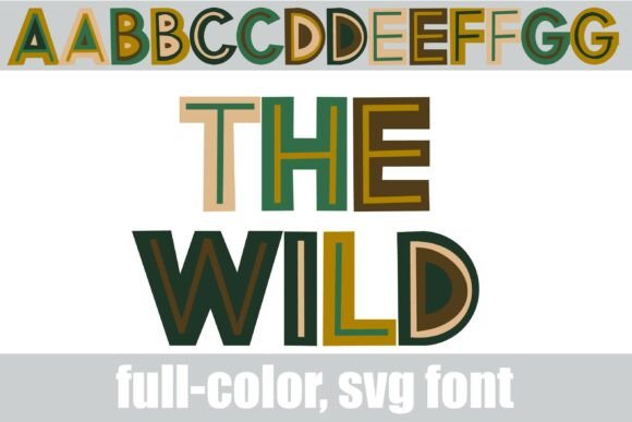 Earthy Hues and Hand-Crafted Style: The Wild Typeface