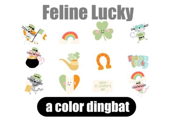 Feline Lucky: The Dingbat Font That Brings Retro Charm