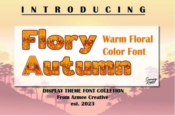 Flory Autumn: Embrace the Season with Rich, Textured Typography