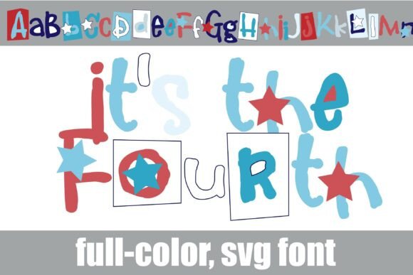 It's the Fourth: A Playful, Patriotic Font for Bold Designs