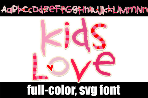 Kid's Love: A Playful Font for Projects with Heart