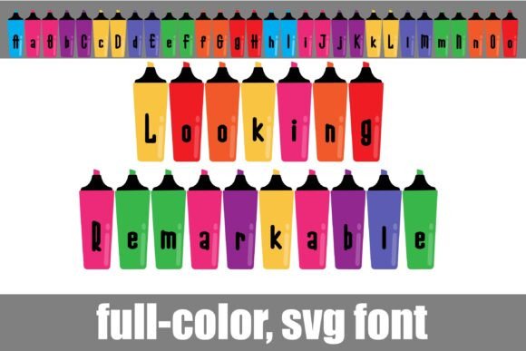 Looking Remarkable: A Font That Brings Your Ideas to Life in Full Color