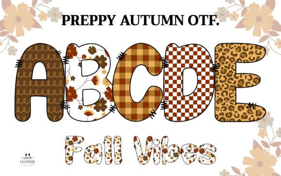 Preppyfall5 Plaid: Capturing Autumn's Cozy Charm in Every Letter