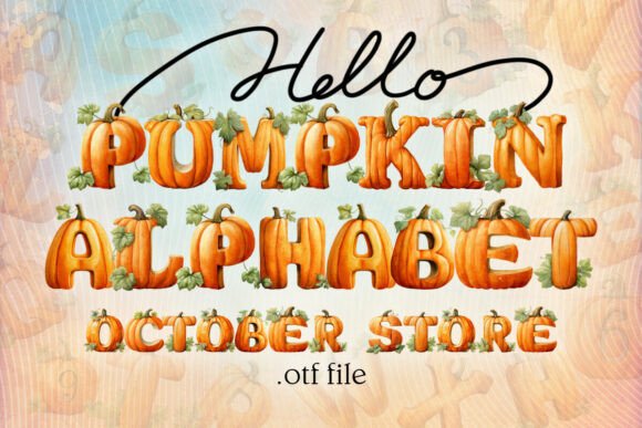 Pumpkin Regular: A Festive Typeface for Halloween & Fall Projects