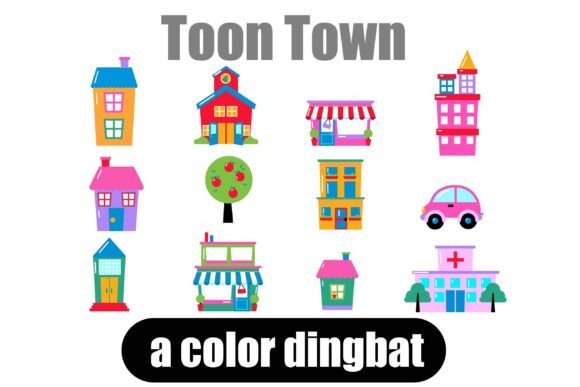Toon Town: Playful Graphics for Designs That Pop