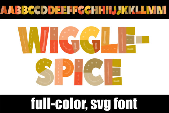 Wigglespice: The Pumpkin-Inspired Color Font for Bold Projects